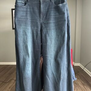 Wide-Leg Denim Jeans